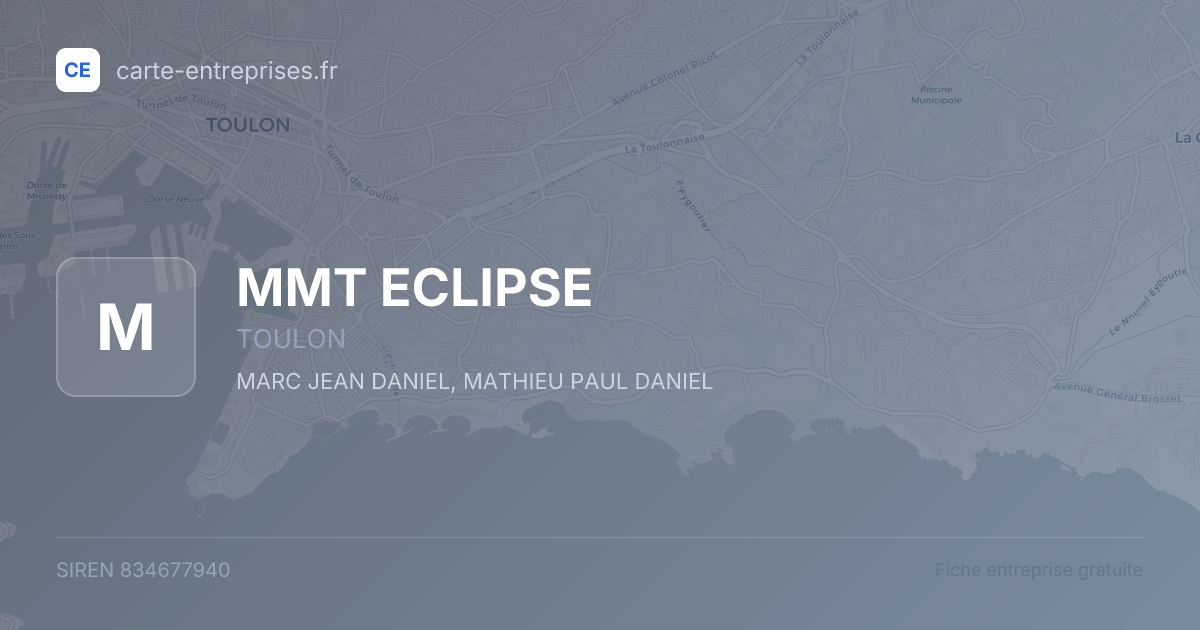 MMT ECLIPSE — 834677940 — fiche entreprise