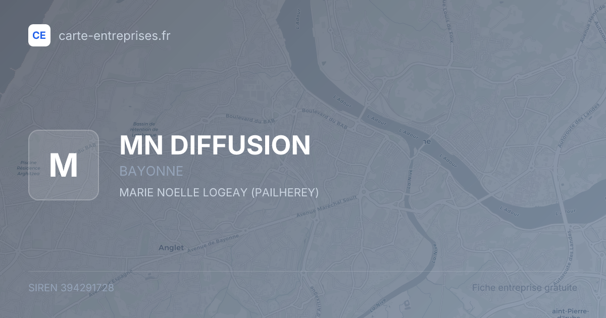MN DIFFUSION — 394291728 — fiche entreprise