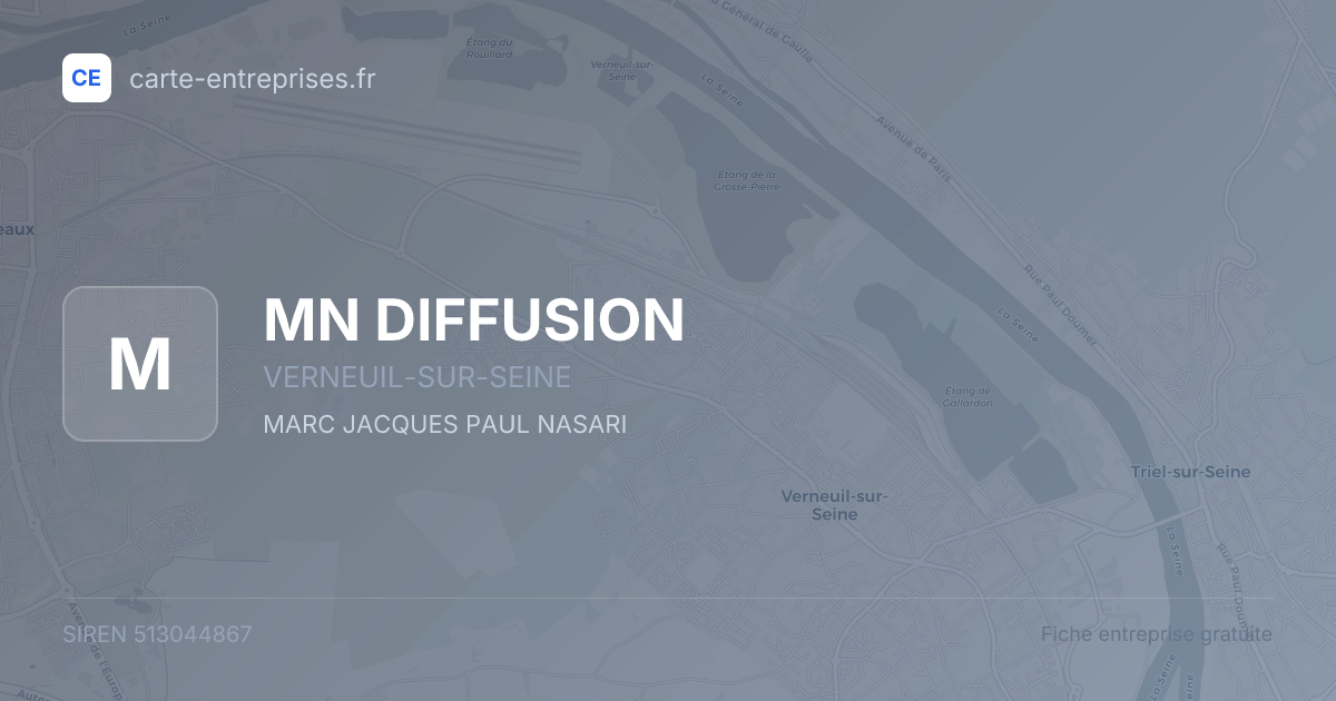MN DIFFUSION — 513044867 — fiche entreprise