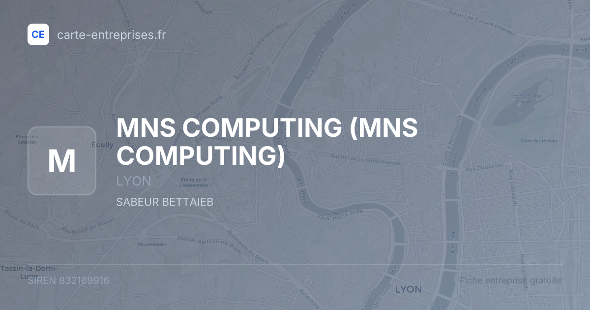 MNS COMPUTING — 832169916 — fiche entreprise
