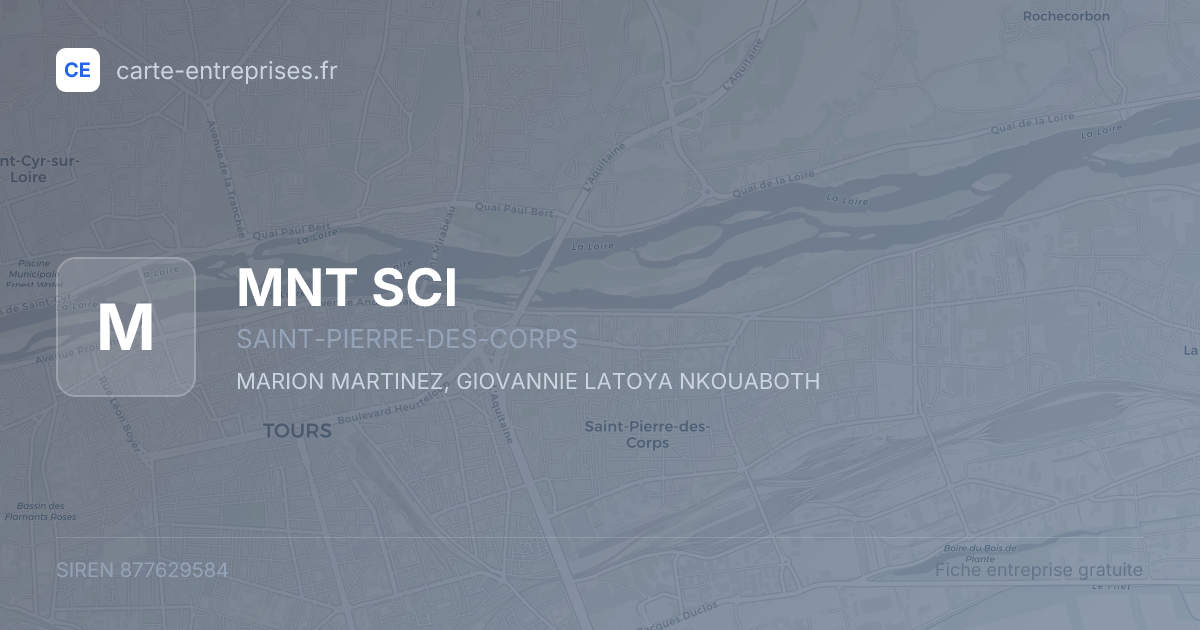 MNT SCI — 877629584 — fiche entreprise