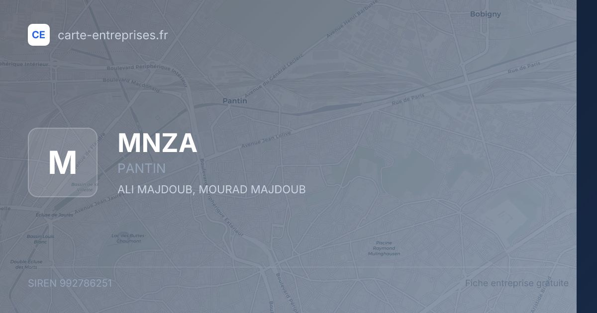 MNZA — 992786251 — fiche entreprise