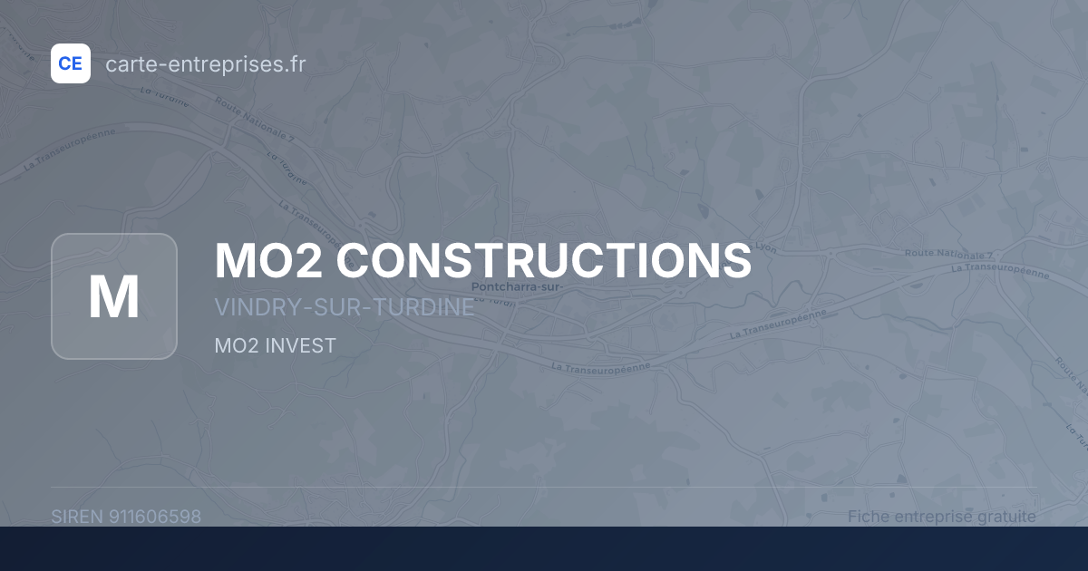 MO2 CONSTRUCTIONS — 911606598 — fiche entreprise