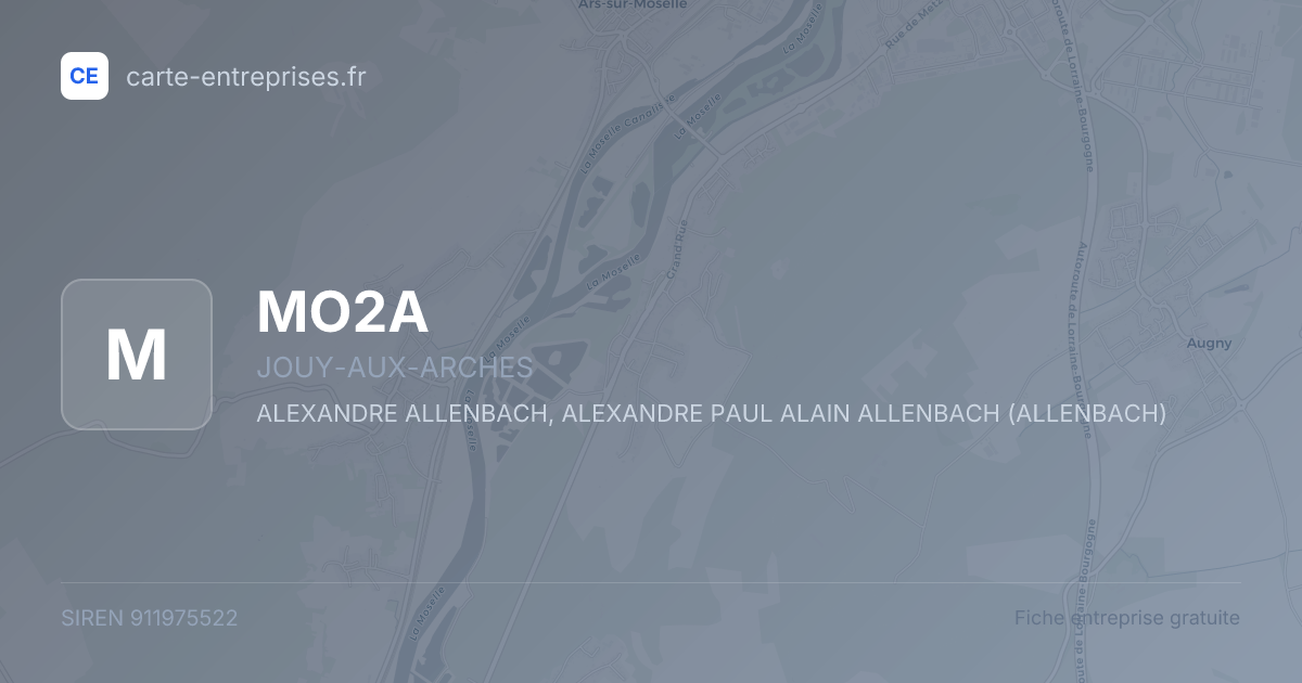 MO2A — 911975522 — fiche entreprise