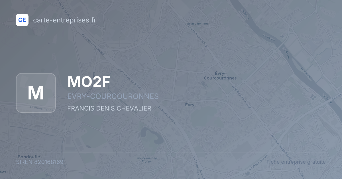 MO2F — 820168169 — fiche entreprise