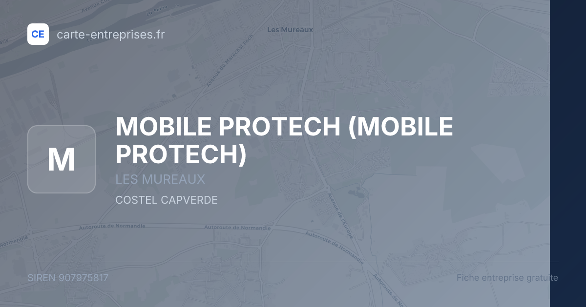 MOBILE PROTECH — 907975817 — fiche entreprise