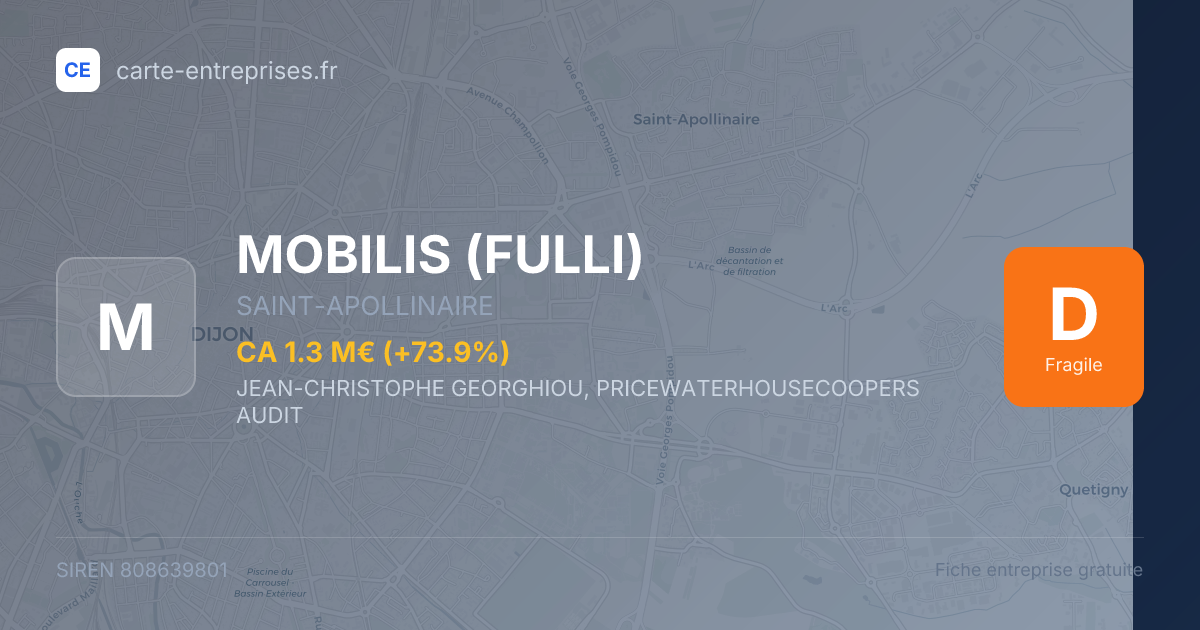 MOBILIS (FULLI) — 808639801 — fiche entreprise