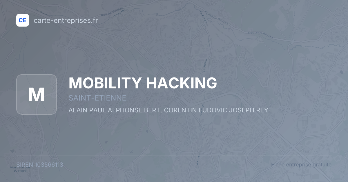 MOBILITY HACKING — 103566113 — fiche entreprise