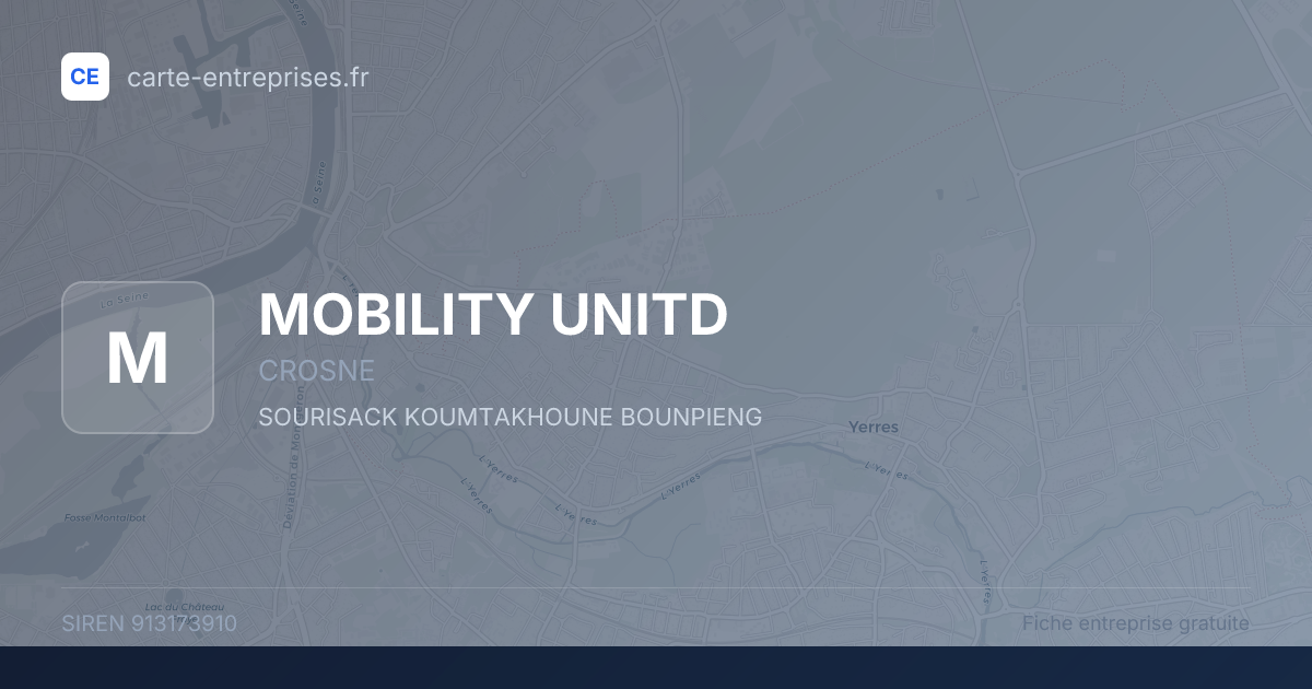 MOBILITY UNITD — 913173910 — fiche entreprise
