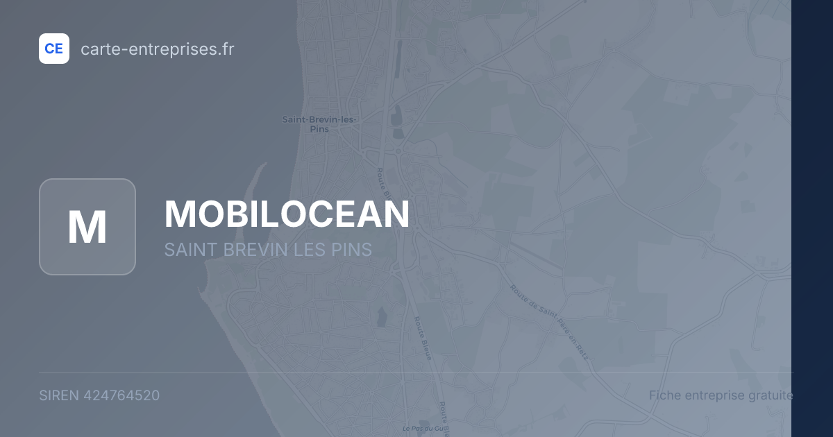 MOBILOCEAN — 424764520 — fiche entreprise