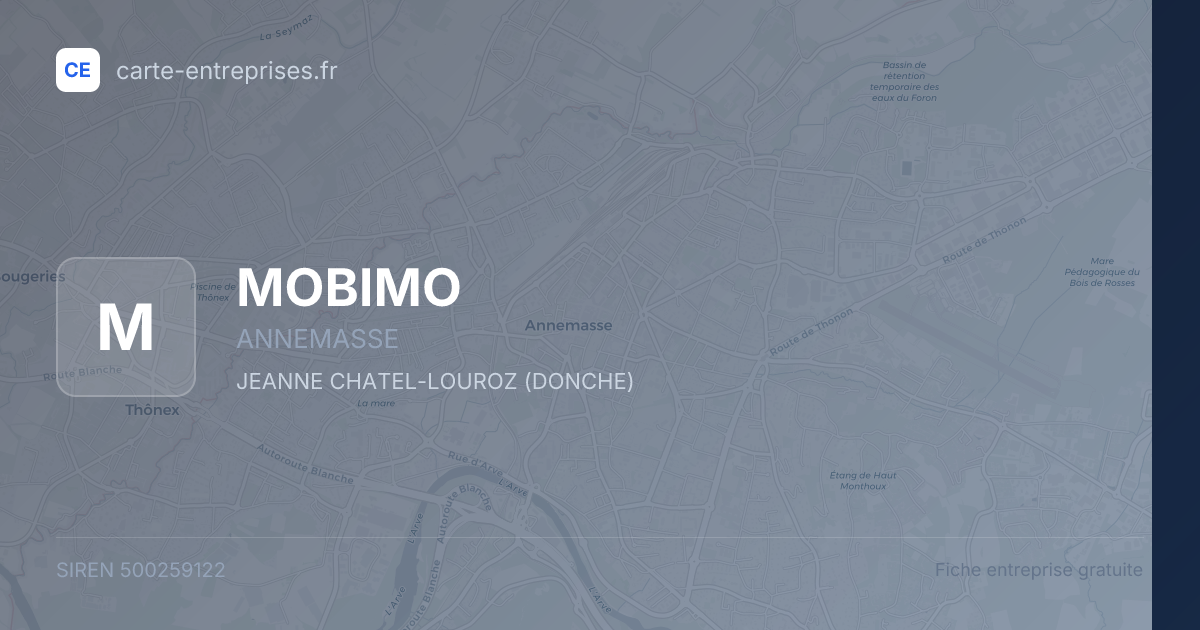 MOBIMO — 500259122 — fiche entreprise
