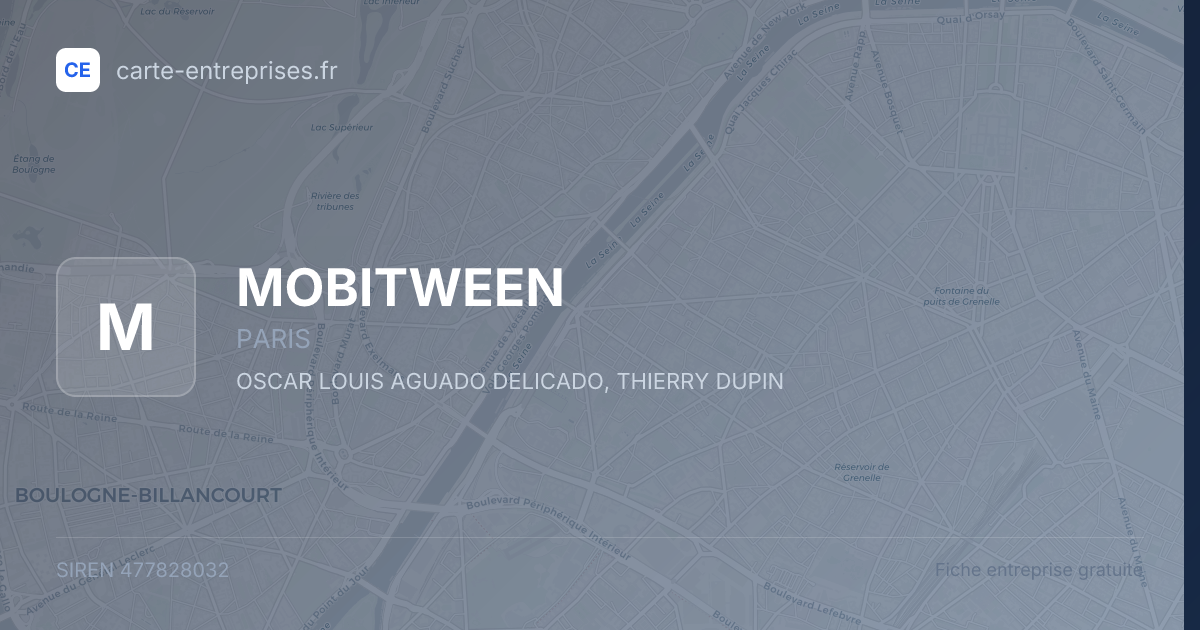 MOBITWEEN — 477828032 — fiche entreprise