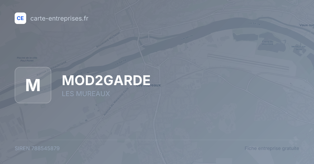 MOD2GARDE — 788545879 — fiche entreprise