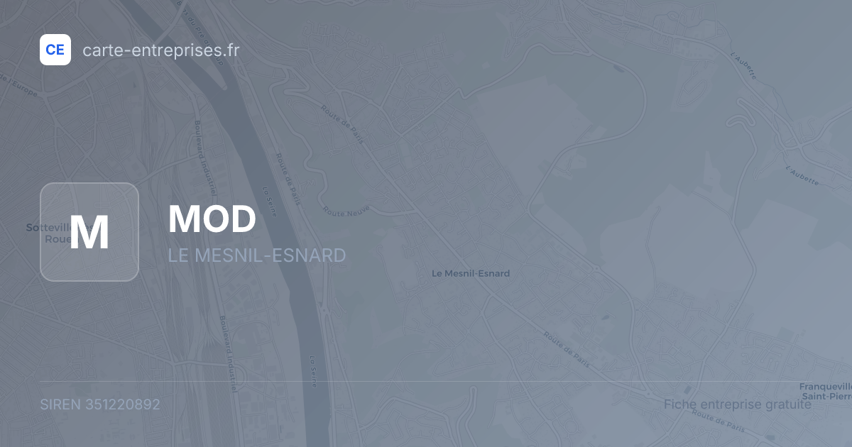 MOD — 351220892 — fiche entreprise
