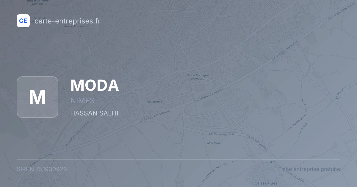MODA — 751930926 — fiche entreprise