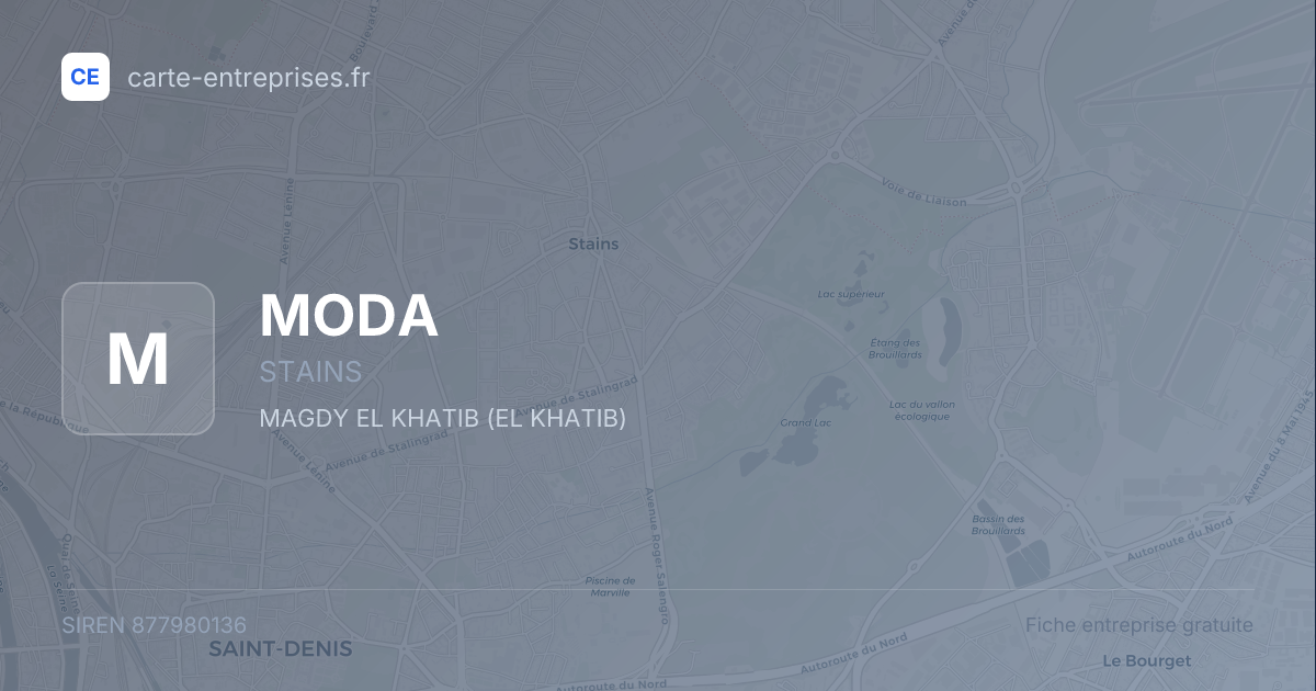MODA — 877980136 — fiche entreprise