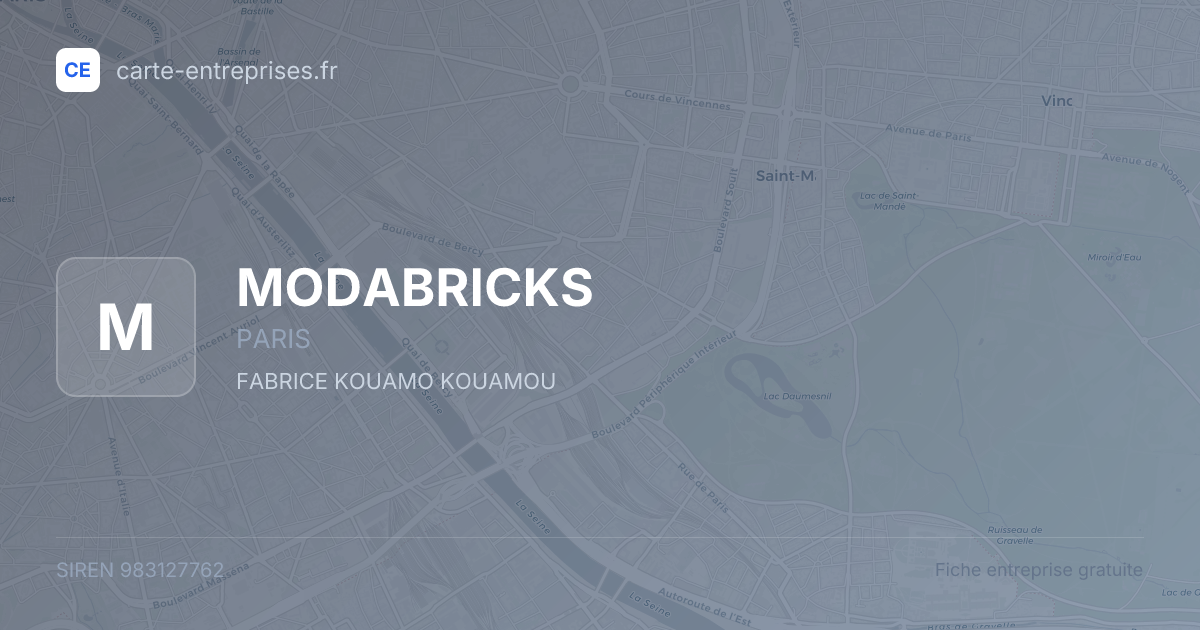 MODABRICKS — 983127762 — fiche entreprise