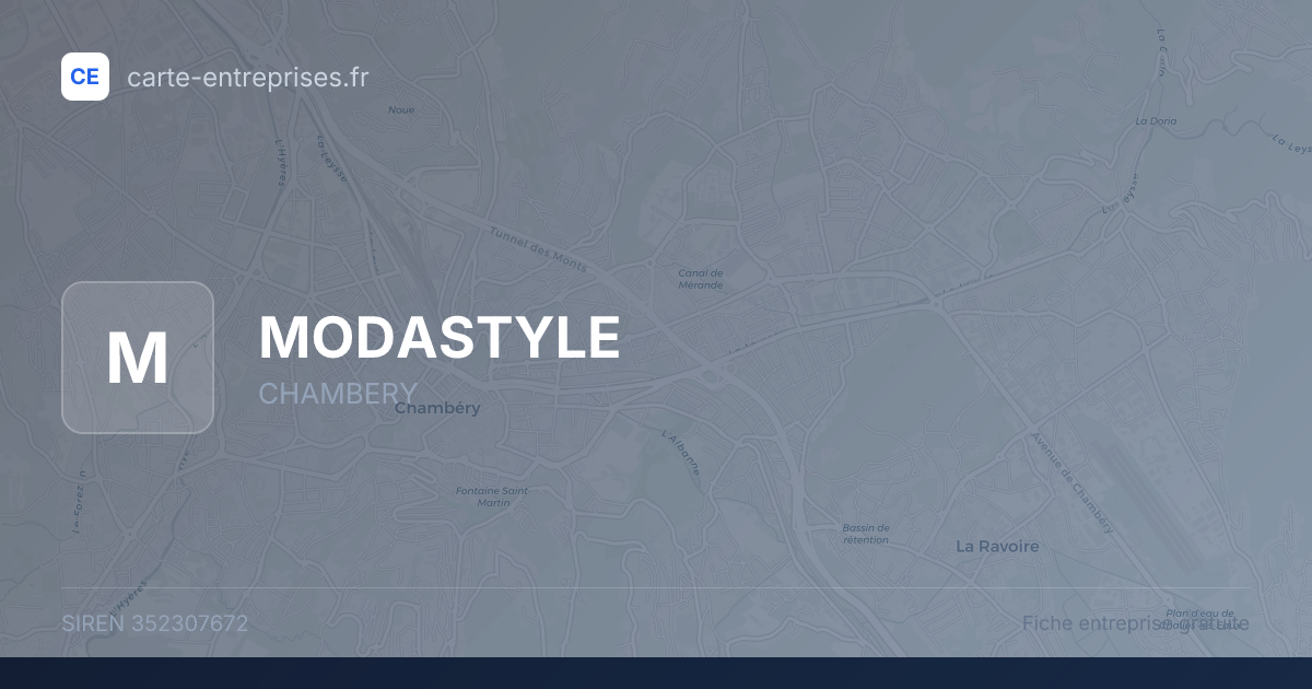 MODASTYLE — 352307672 — fiche entreprise