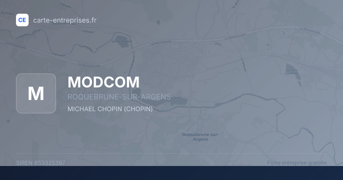 MODCOM — 853325397 — fiche entreprise