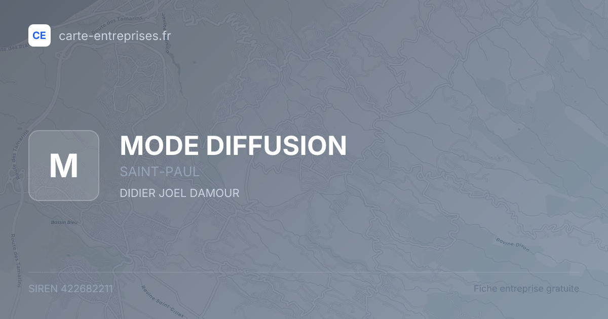MODE DIFFUSION — 422682211 — fiche entreprise