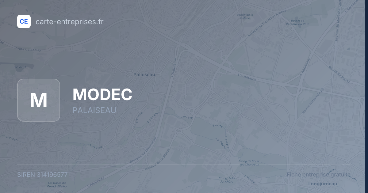 MODEC — 314196577 — fiche entreprise