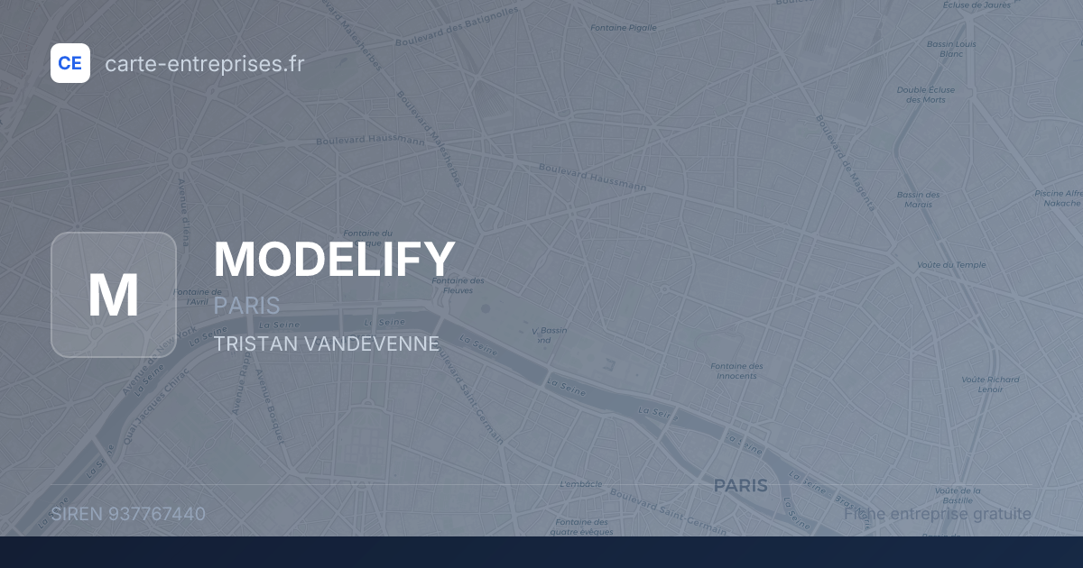 MODELIFY — 937767440 — fiche entreprise