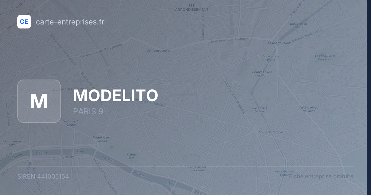 MODELITO — 441005154 — fiche entreprise