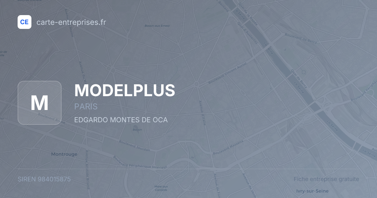 MODELPLUS — 984015875 — fiche entreprise