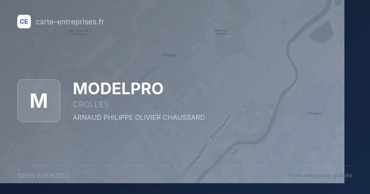 MODELPRO — 829167352 — fiche entreprise
