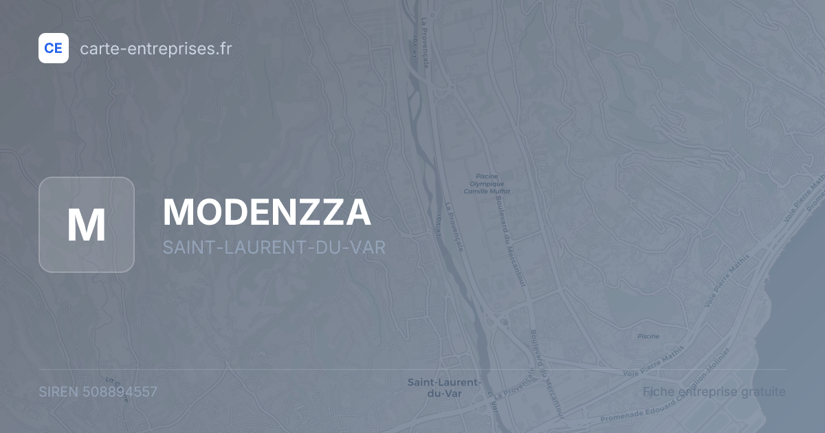 MODENZZA — 508894557 — fiche entreprise