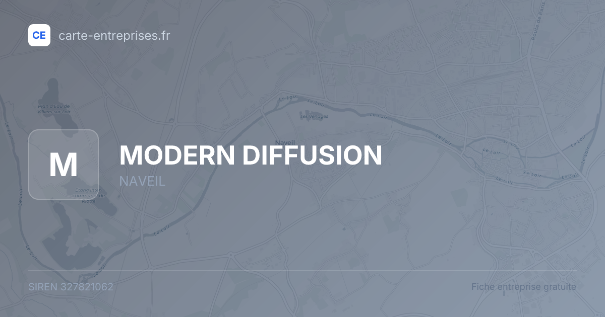 MODERN DIFFUSION — 327821062 — fiche entreprise