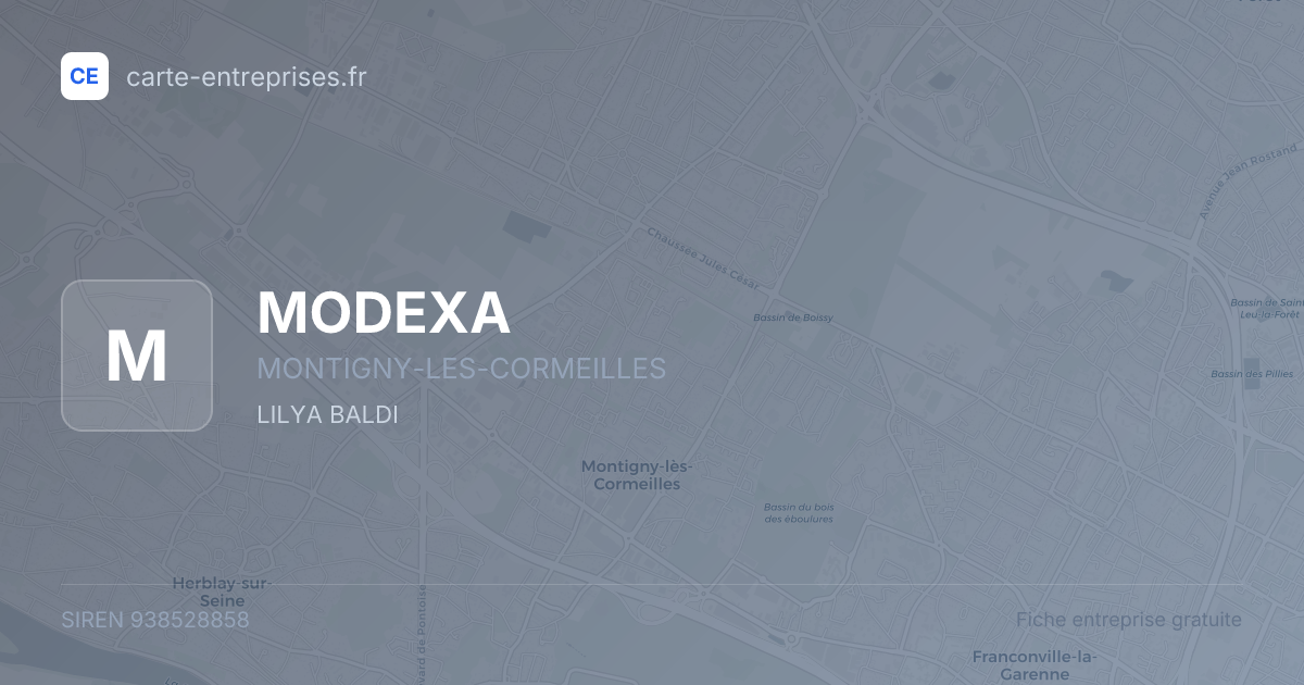 MODEXA — 938528858 — fiche entreprise