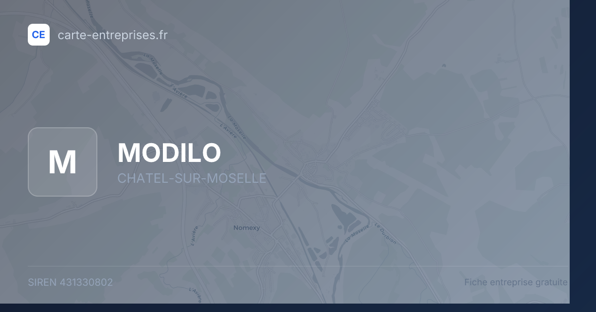 MODILO — 431330802 — fiche entreprise