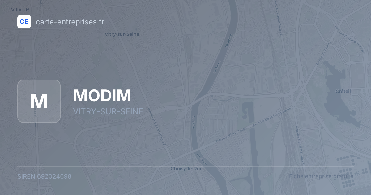 MODIM — 692024698 — fiche entreprise
