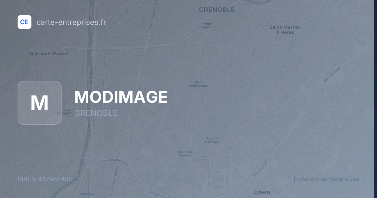 MODIMAGE — 437968480 — fiche entreprise