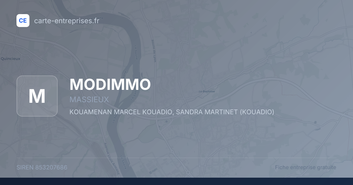 MODIMMO — 853207686 — fiche entreprise