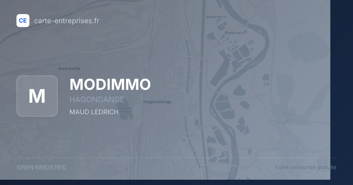 MODIMMO — 889267910 — fiche entreprise