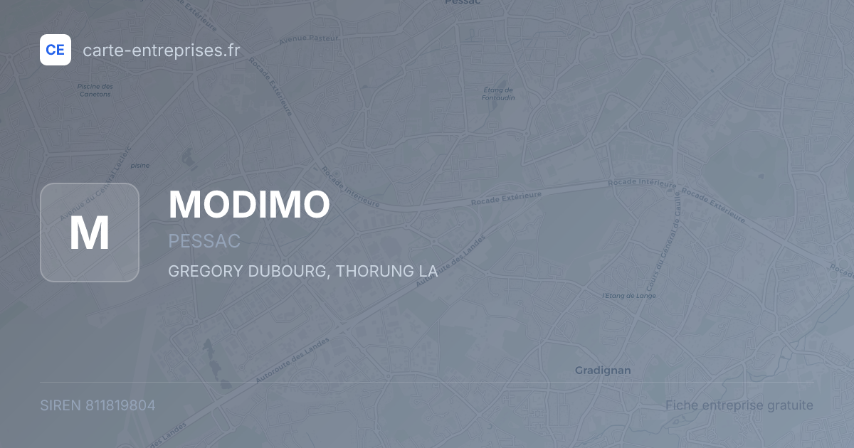 MODIMO — 811819804 — fiche entreprise