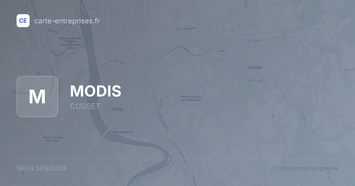 MODIS — 331925339 — fiche entreprise