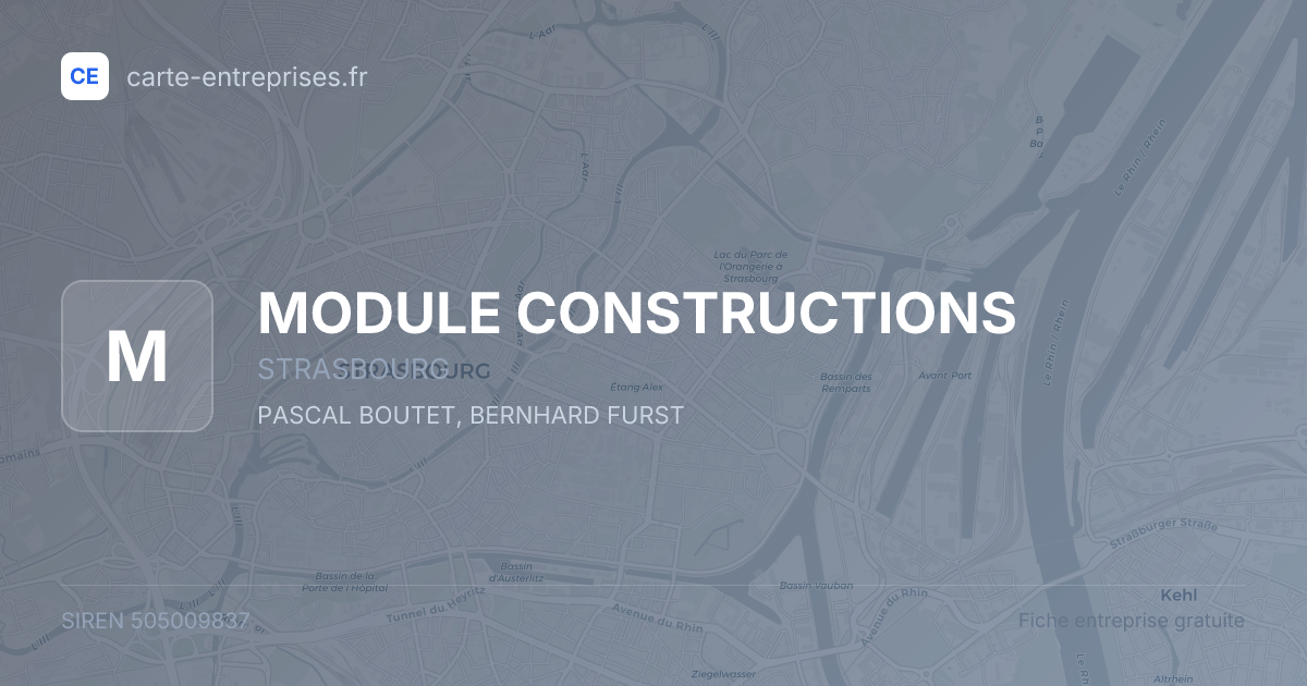 MODULE CONSTRUCTIONS — 505009837 — fiche entreprise