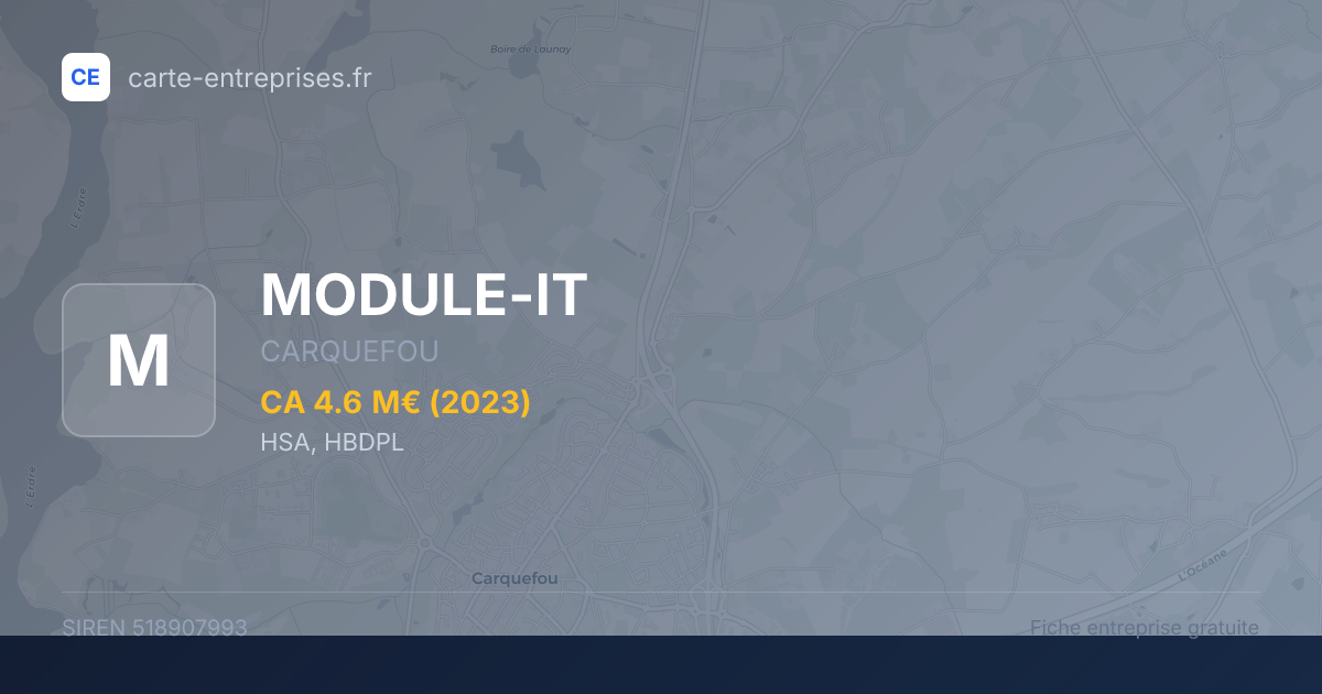 MODULE-IT — 518907993 — fiche entreprise