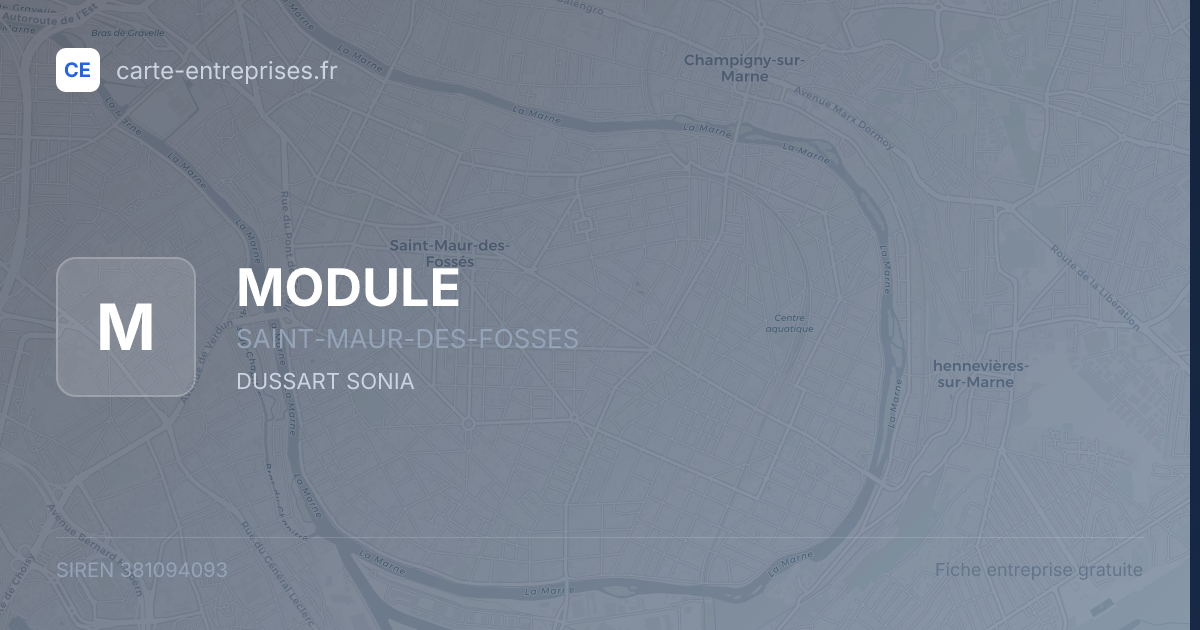 MODULE — 381094093 — fiche entreprise