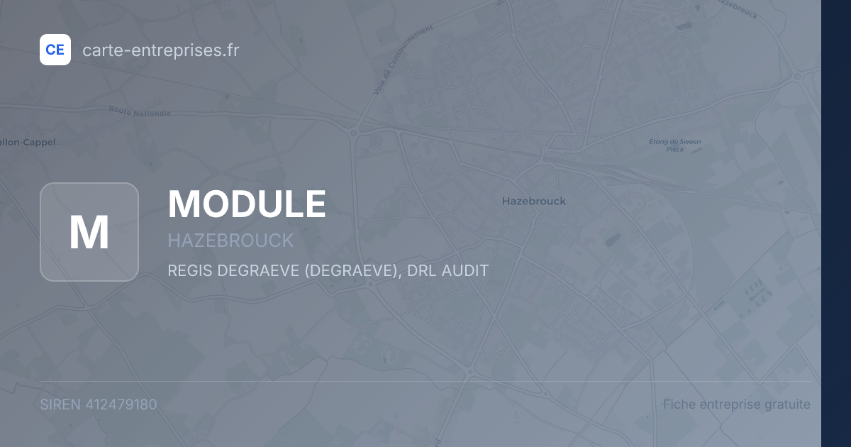 MODULE — 412479180 — fiche entreprise