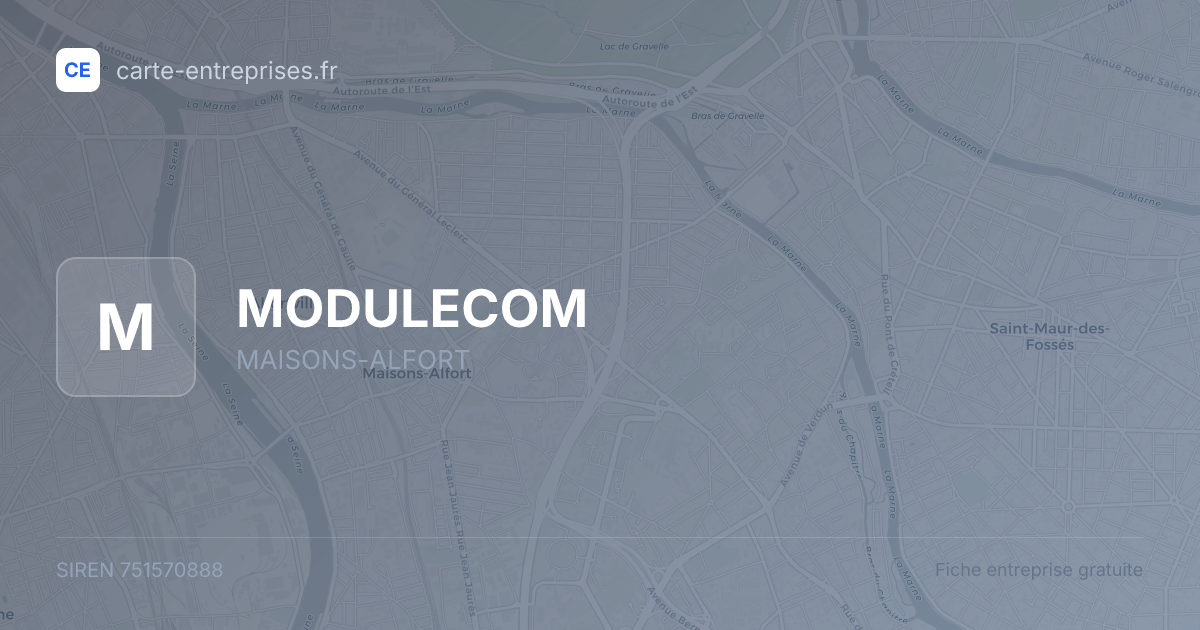 MODULECOM — 751570888 — fiche entreprise