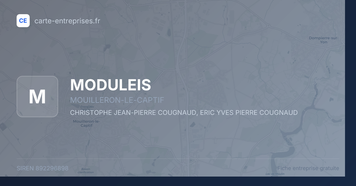 MODULEIS — 892296898 — fiche entreprise
