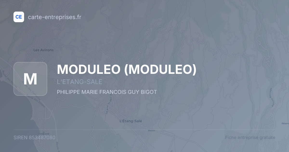 MODULEO — 853487080 — fiche entreprise