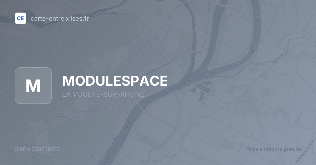MODULESPACE — 338638505 — fiche entreprise