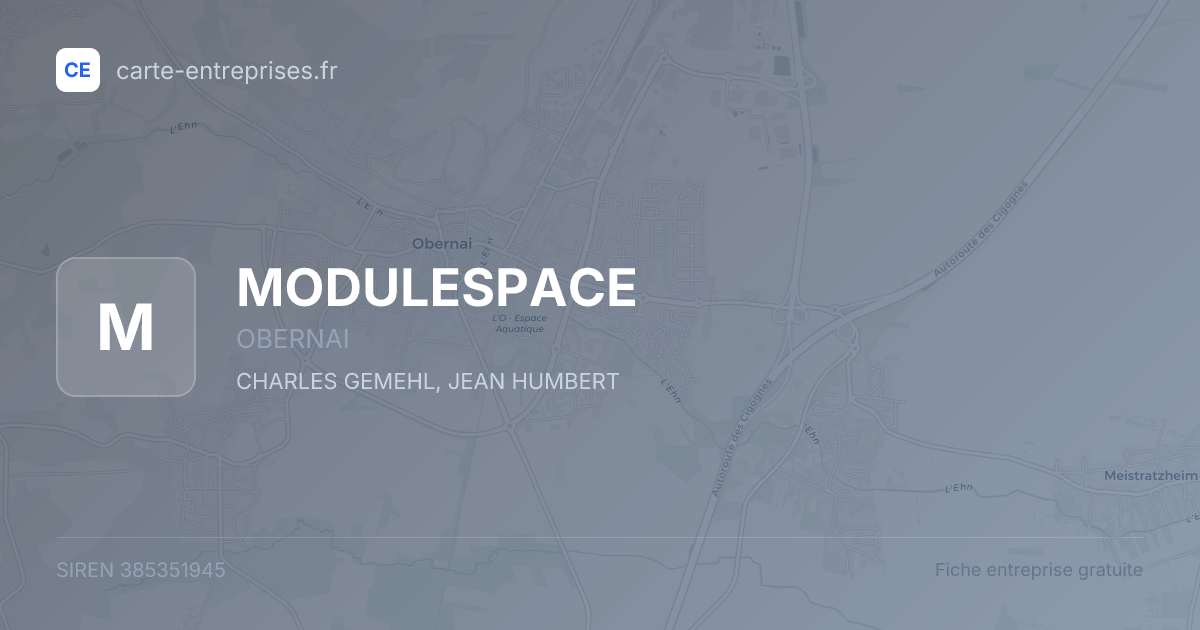 MODULESPACE — 385351945 — fiche entreprise