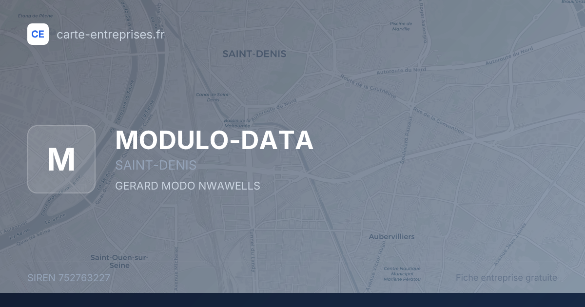 MODULO-DATA — 752763227 — fiche entreprise