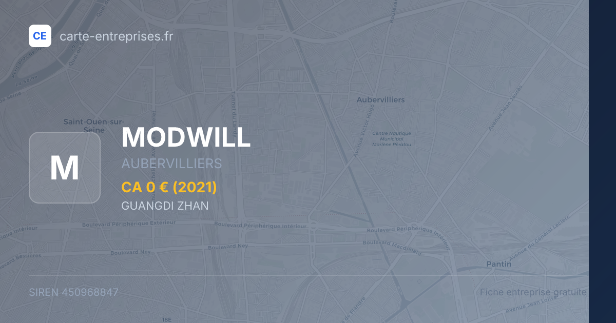 MODWILL — 450968847 — fiche entreprise